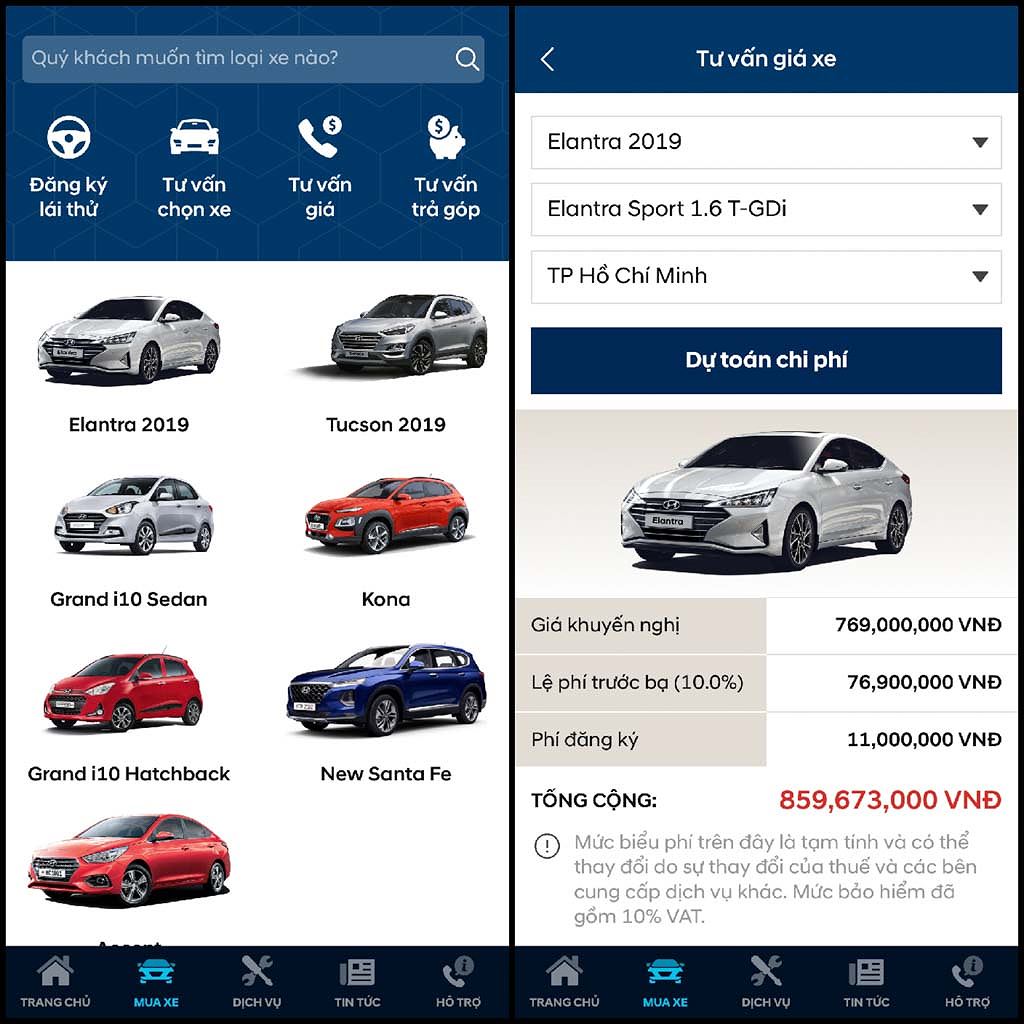 Hyundai Thành Công ra mắt ứng dụng điện thoại phục vụ khách hàng 2a
