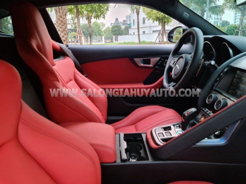 Jaguar F Type 2014 - Màu trắng nội thất đỏ